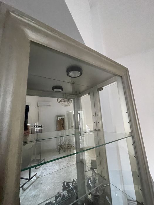 Vitrina sticla iluminata Mobexpert 2 bucati