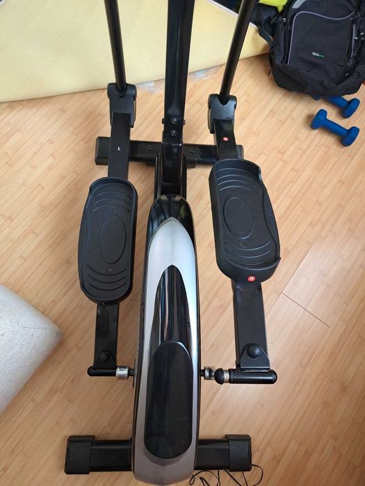 Bicicletă eliptică EcoFit – nefolosită, 12 programe, puls și calorii