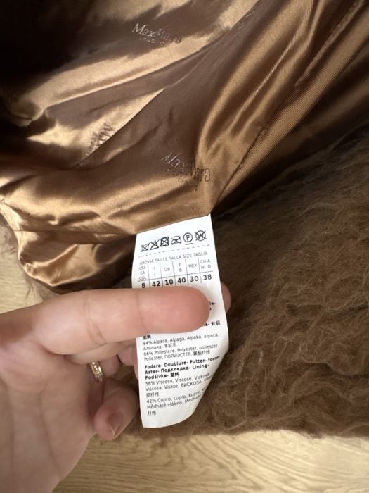 MaxMara alpaca teddy