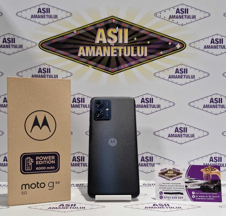 Asii Amanetului - Motorola g54 Power Edition 256gb, 12gb Ram, baterie 6000mah