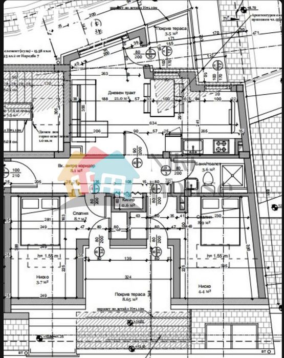 3-стаен в Варна-Христо Ботев площ 110 цена 160000