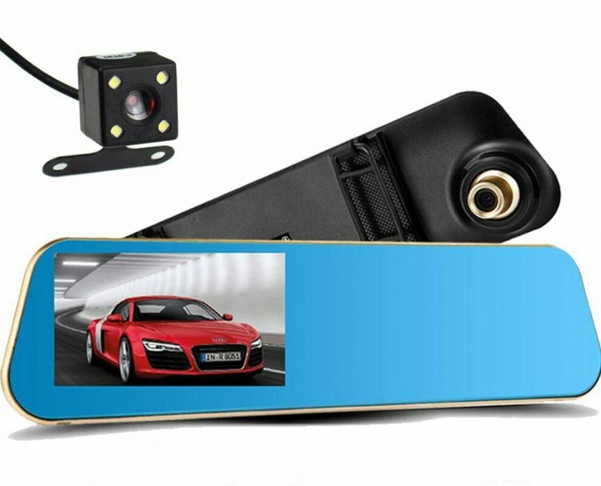 3в1.Зеркало видеорегистратор с камерой заднего вида + ПОДАРОК