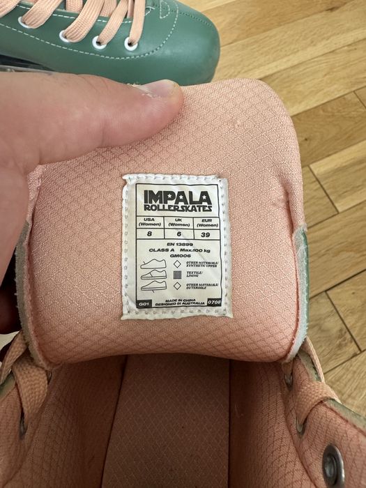 Patine cu rotile (role) Impala Rollerskates, Culoare verde, Marimea 39