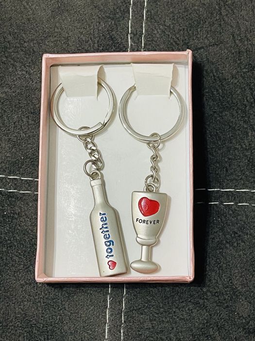 Брелки парные железные