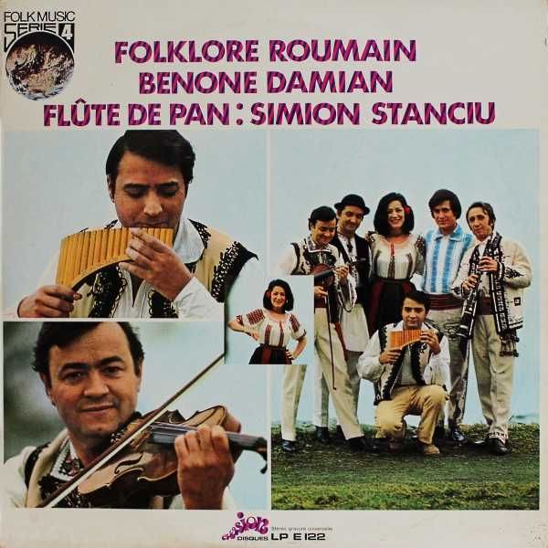 Disc vinil "Folklore Roumain. Benone Damian - Flute de Pan" ( 1971 )