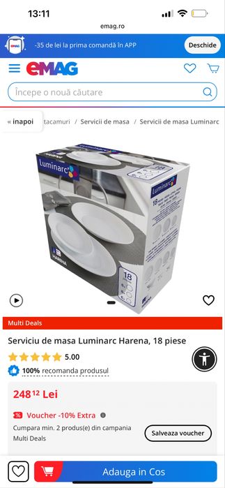 Set farfurii Luminarc