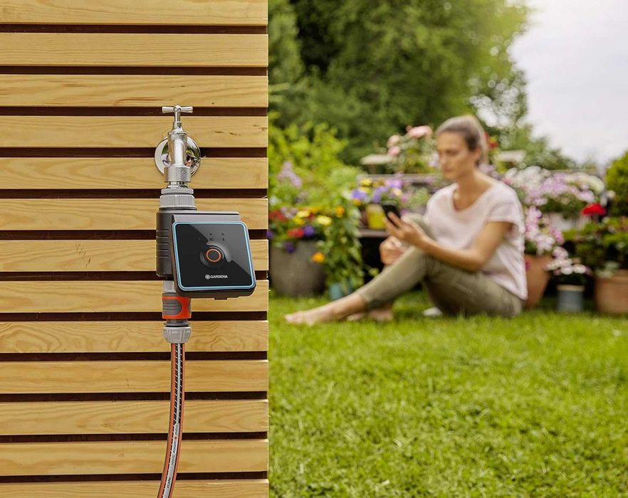 НОВА Gardena Water Control с приложение, автоматично поливане...