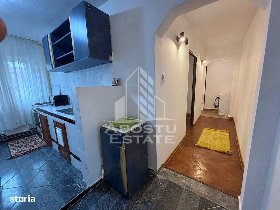Apartament 2 camere de inchiriat, Centrala proprie, Girocului, Timis