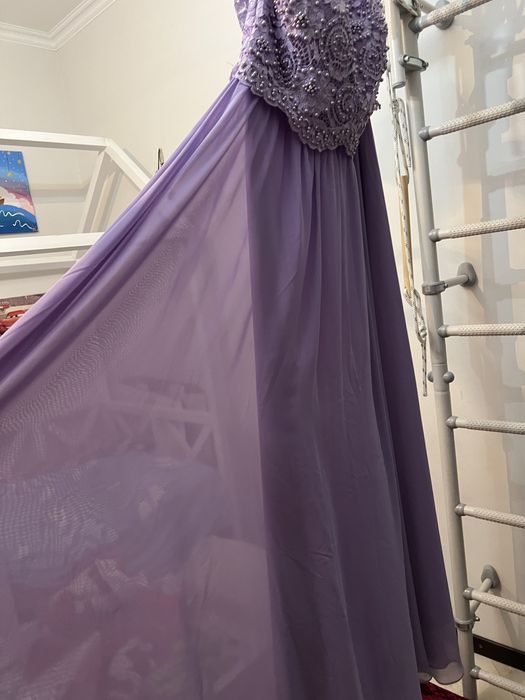 Фиолетовое платье L- Xl 48 рр