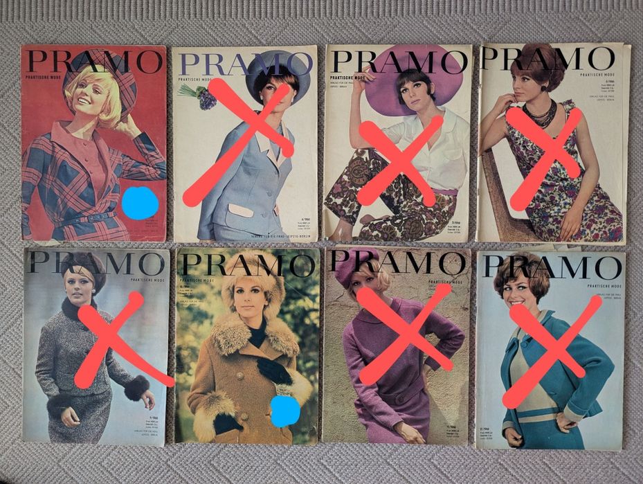 Стари винтидж списания Pramo от периода 1966-1983