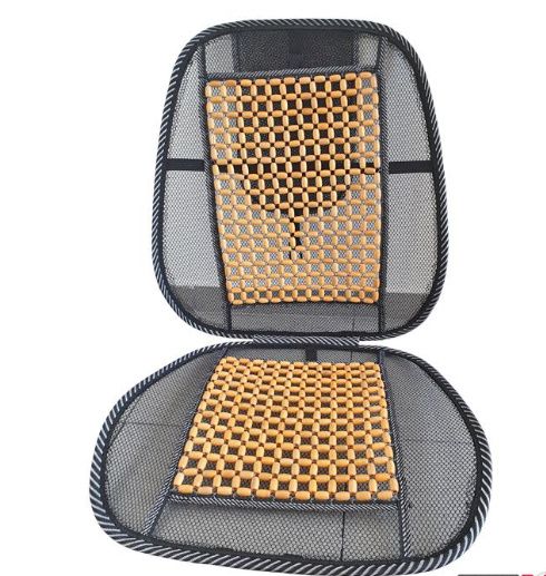 Husa scaun cu bile masaj bambus - ergonomic