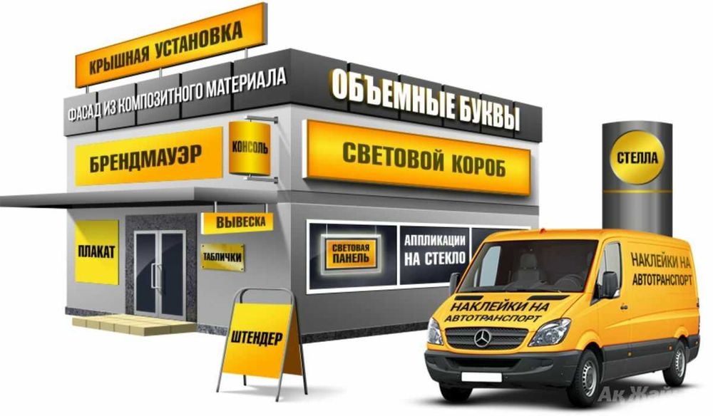 Объемные буквы, Наружная реклама, вывески, narujnaya reklama