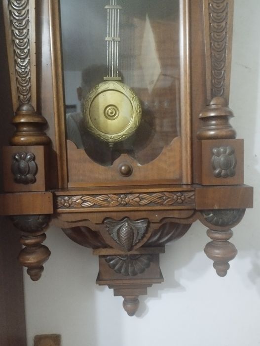 Ceas pendula de perete Junghans 1917 cu pendul