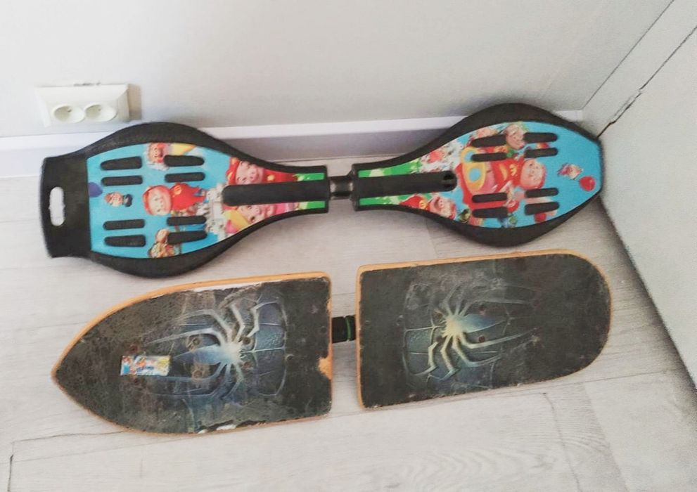 Роллерсерф, скейтборд