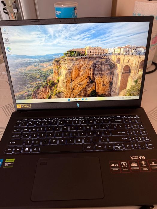 Гейминг лаптоп Acer Nitro, i5-13420H, 165Hz, 16GB DDR5, 512GB SSD, 4050 6GB,