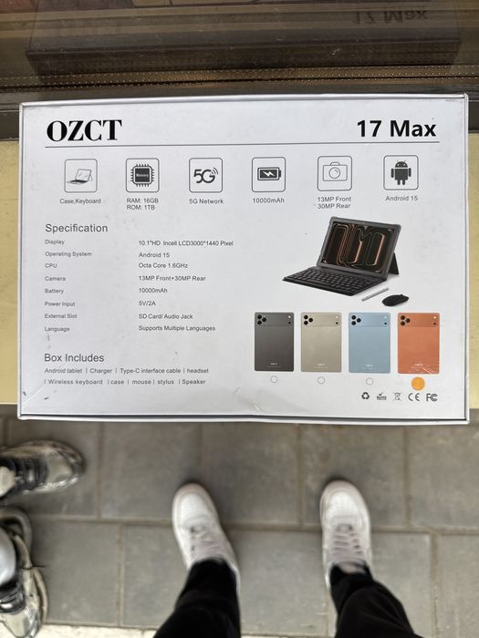 OZCT 17 Pro Max ipad