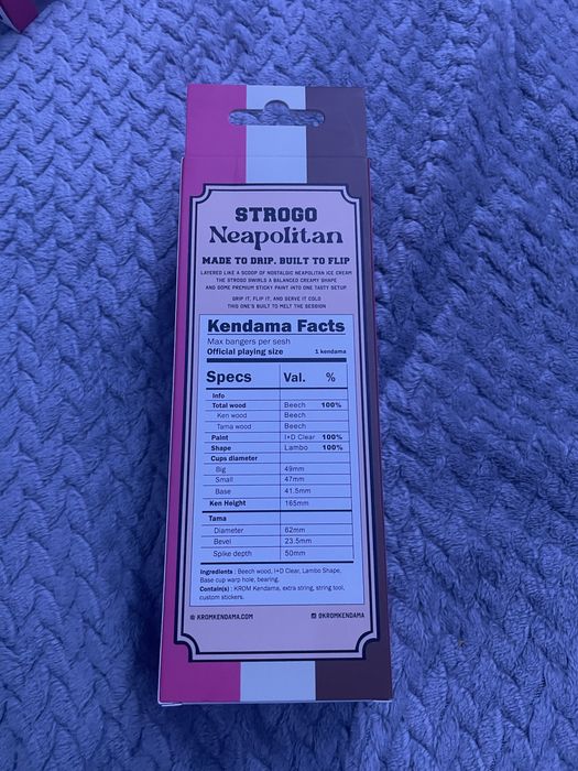 Kendama Krom Strogo Neapolitan