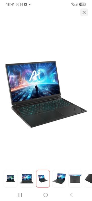 Продам игровой ноутбук GIGABYTE G6X