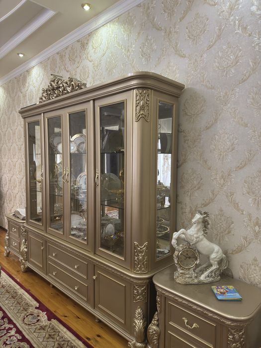 Современный мебельный гарнитур для зала и спальни (полный комплект)