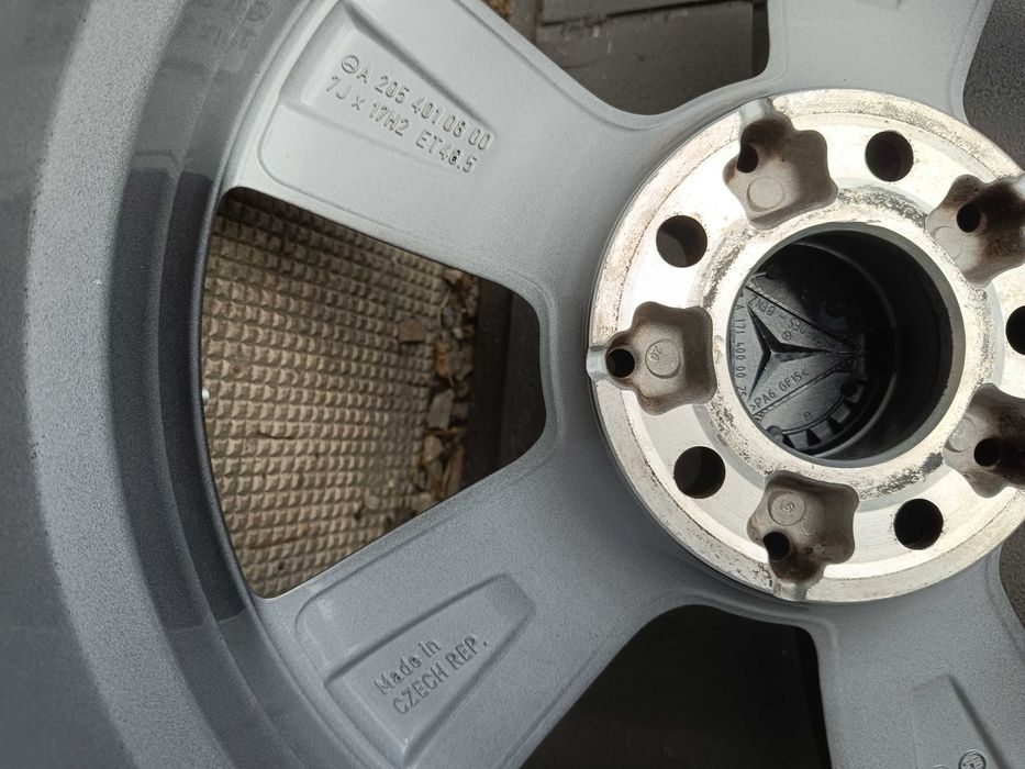 ОРИГИНАЛНИ джанти 17 ' цола 5x112 MERCEDES C KLASSE W205 / МЕРЦЕДЕС 7J ET48,5