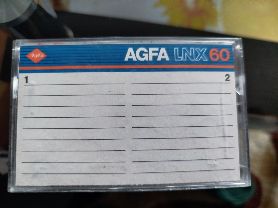 Casete audio agfa