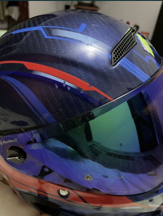 casca moto ruroc atlas 4.0 superman