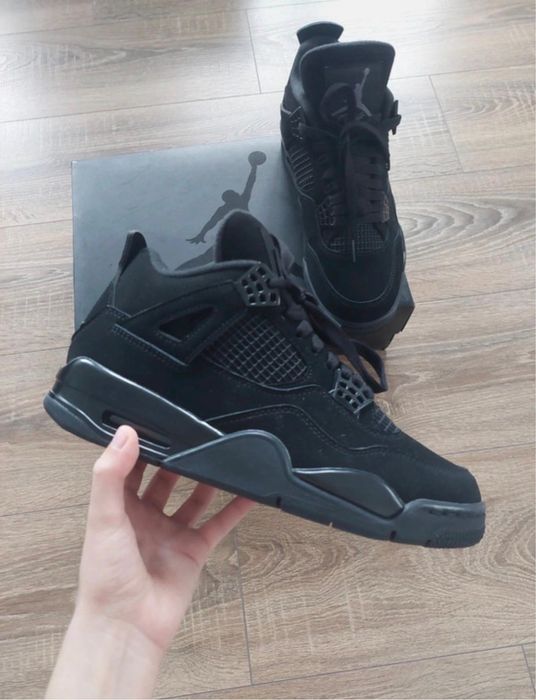 #NOU# Nike Air Jordan 4 Black Cat #Verificare Colet#