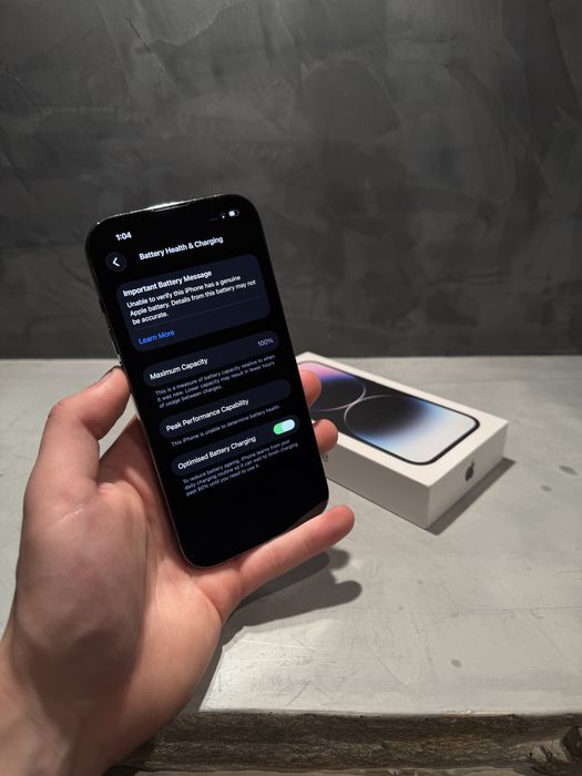 КАТО ЧИСТО НОВ Iphone 14 Pro 256 GB Deep Purple
