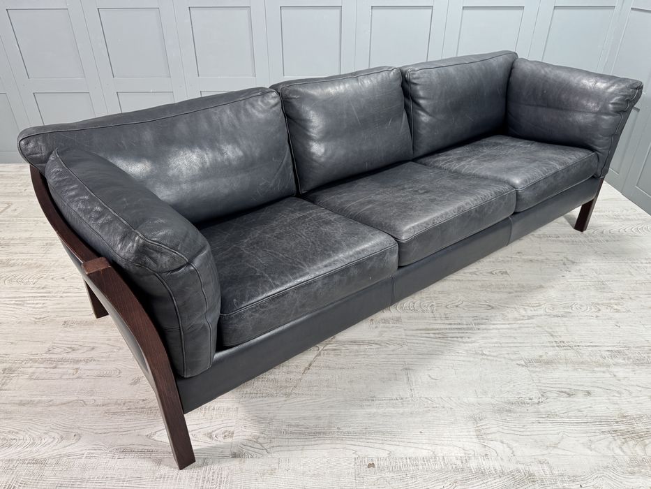 Датски кожен диван 3-ка Skalma Д1150