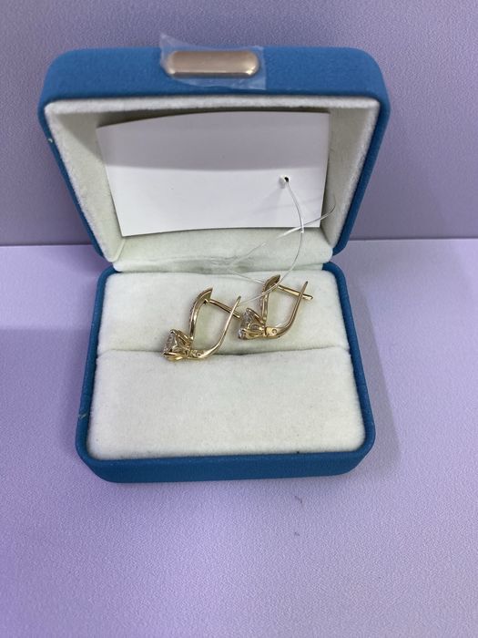 Золотые серьги КО12654