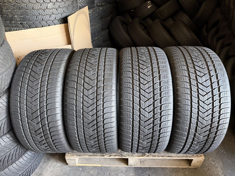 4 anvelope iarna 285/35/22 , Pirelli , 5.7-6.3 mm , DOT 2021