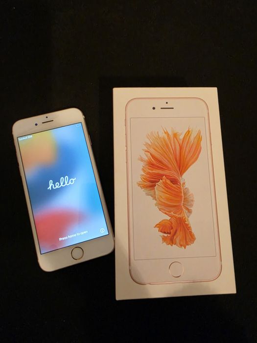 Iphone 6s 64GB Rose Gold + apple слушалки