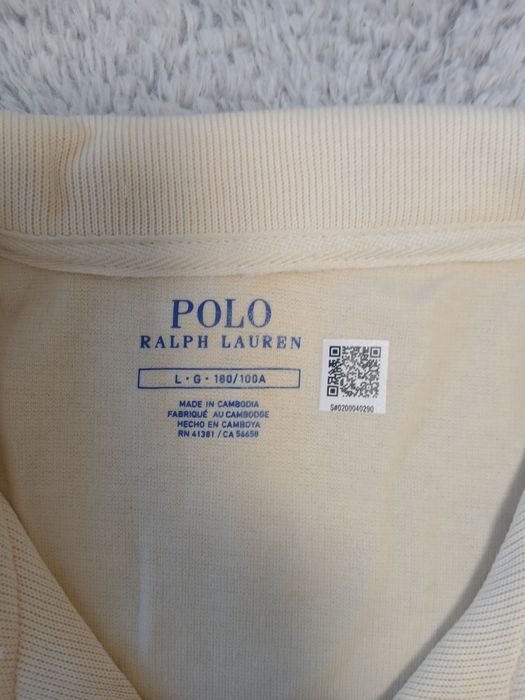 Quarter-Zip Polo Ralph Lauren Cream