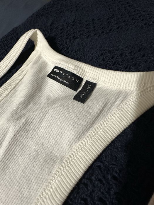 Дълга бяла лятна рокля ASOS