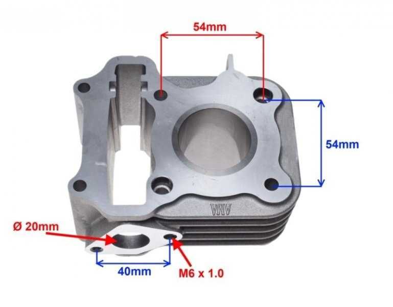 Цилиндър комплект Sym Orbit, Peugeot Speedfight 3, 4, Kisbee