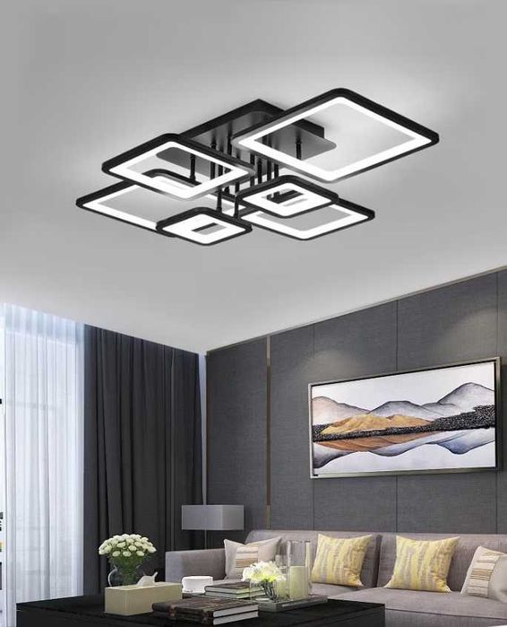 LED полилей 228 W дистанционно управление, 3 вида светлина, регулируем