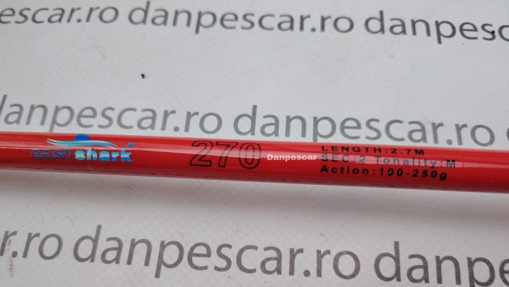 SET 4 Lansete ES fibra sticla plina 2,70m pescuit la dunare 100-250gr