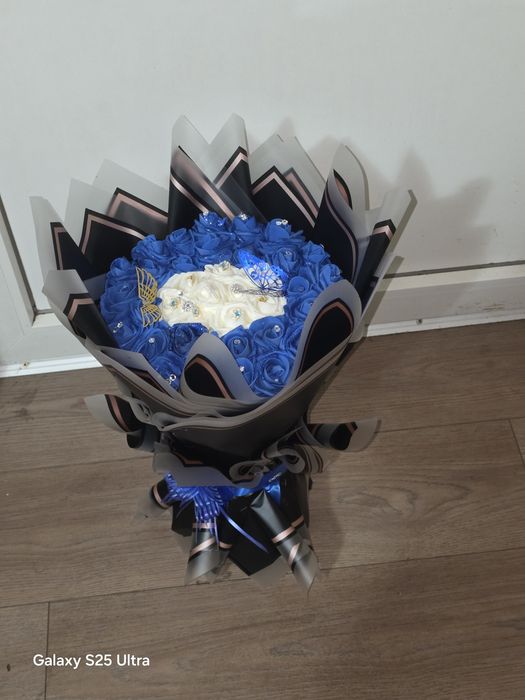 Buchet trandafiri din săpun