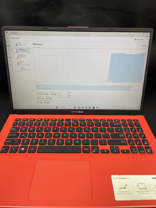 Laptop ASUS Vivobook 15 / intel i5-8265u / 256GB SSD / 4 GB RAM #47232