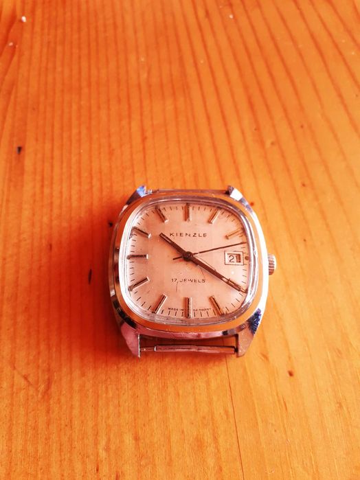 Стоманен голям KIENZLE Shlenkel Super Watch GERMANY- Немски механичен.