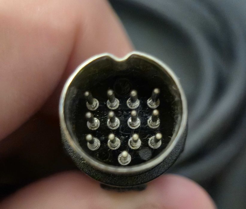 Cablu audio video 13 pini scart pentru Atari 7800 ST 520 1040 STFM