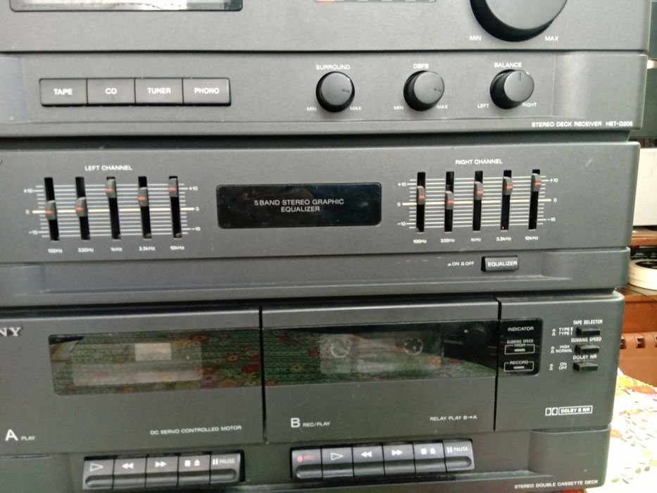 SONY LBT-D205 Tuner/Deck A,B Audio System Made in malaysia