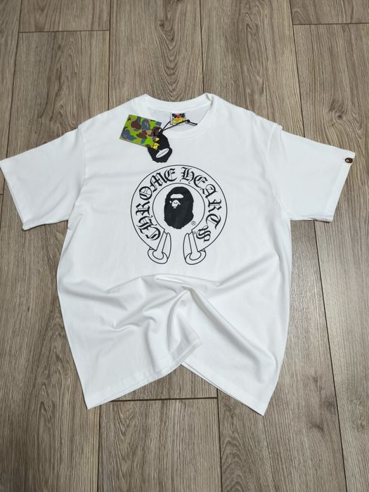 Tricou Bape și Chrome Hearts