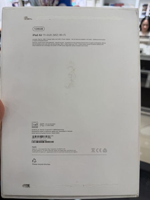 iPad Air 6 M2 128GB 100%