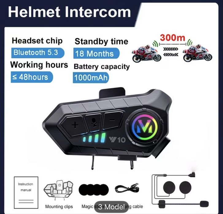Casca intercom noua pentru motocicleta, casti moto