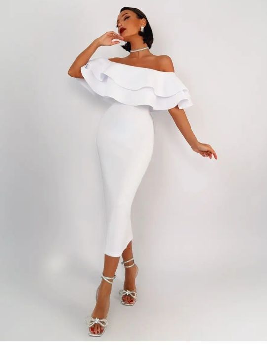 Белое платье новое