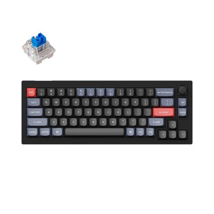 }Клавиатура Keychron V2 68 Key QMK Keychron K PRO Blue Frosted/Carbon