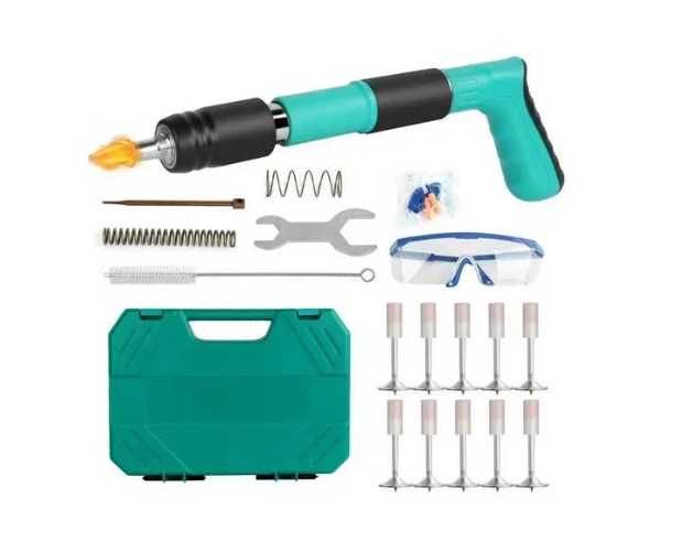 Ръчен пистолет такер за забиване на пирони със заряд в метал и бетон