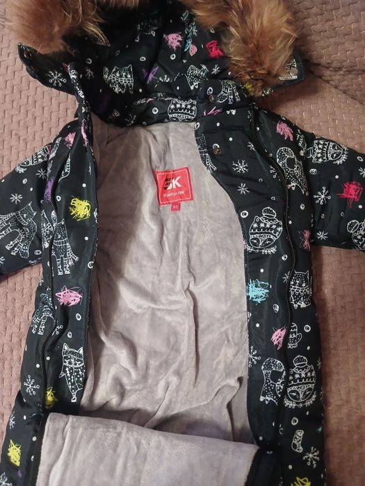 Зимний комбинезон на девочку