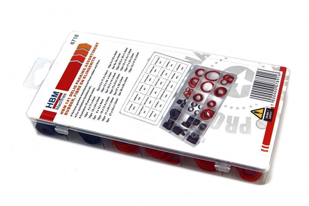 Set garnituri clingherit si cauciuc 141 buc